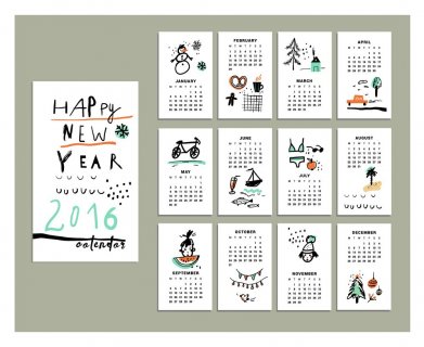  臺(tái)歷掛歷印刷—三